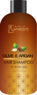 Șampon pentru Toate Tipurile de Păr, cu Ulei de Argan și Măsline, 200ml